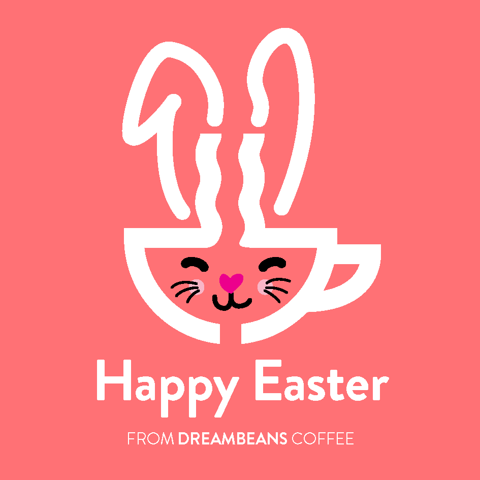 Coffee online Easter Bunny
