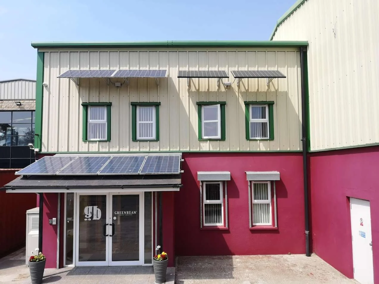 Sustainable coffee enviromnental practices Solar panels