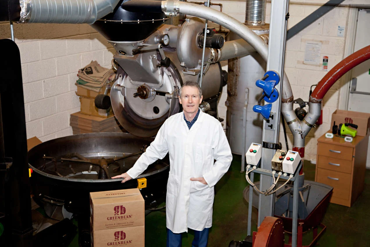 Pat Grant Master Roaster Greenbean Coffee Dundalk