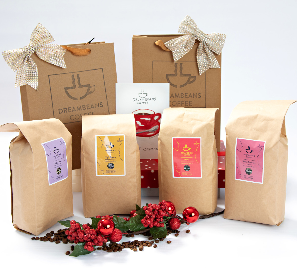 Gift for coffee lovers 4 x 1kg Dreambeans All Stars