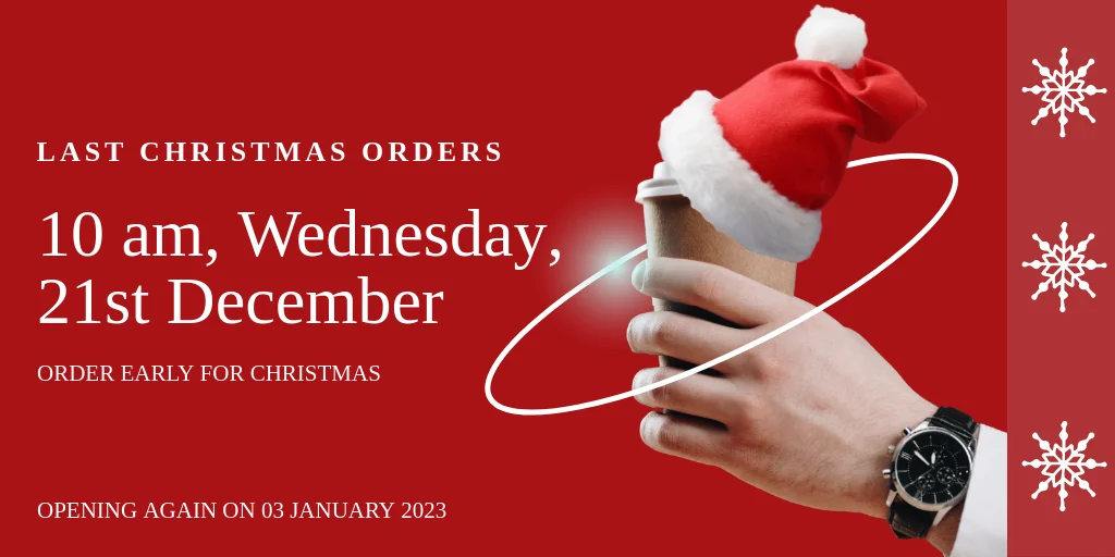 Coffee gift Christmas Last orders